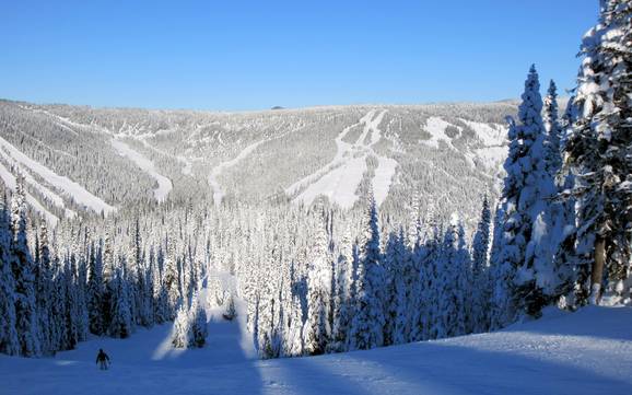 Interior Plateau: size of the ski resorts – Size Sun Peaks