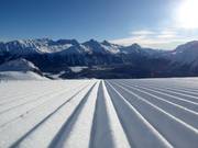 Excellent slope grooming