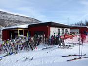 Stop for refreshments at the Svansjön valley station