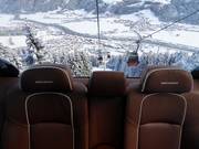 The VIP gondola takes you up to the ski resort of Hochzillertal