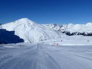 Easy slope at the Mooserberg and Weißspitzbahn