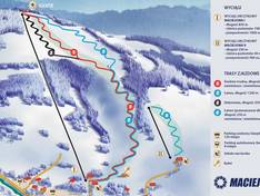 Trail map Maciejowa – Rabka-Zdrój