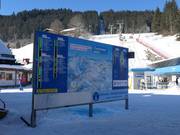 Large information board