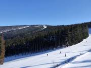 View from the Hromovka mountain station to Pláň