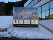 Information board in Predazzo