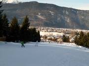 Upper part of the piste