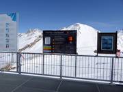 Freeride checkpoint at Rothorn