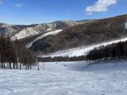 View over the Wanlong ski area