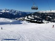 Wide slope Seebliga at Hochjoch