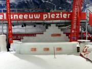 The ice bar in the ski hall