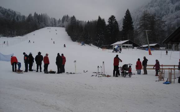 Skiing in Oberau