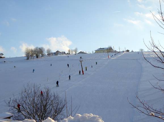 View of the ski slope at the Mühlberglift