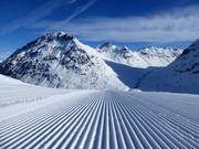 Perfectly groomed slopes