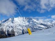 Snow lance in La Thuile