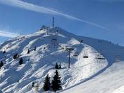 Freeride terrain at Cima Paganella