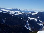 View from Dantercepies to the Seiser Alm