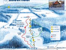 Trail map Janova Hora