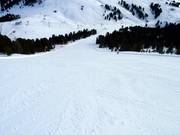 Difficult slope Pala di Santa