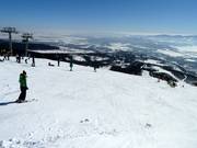 View from the mountain station to the valley station