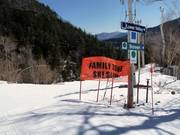 Family run in the lower part of the ski area