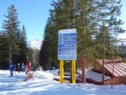 Slope signposting in Cortina d’Ampezzo
