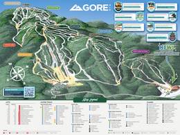 Trail map Gore Mountain