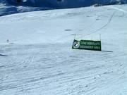 Beginner areas are generously designed and clearly marked