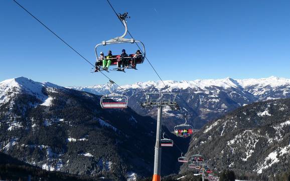 Millstätter See: best ski lifts – Lifts/cable cars Goldeck – Spittal an der Drau