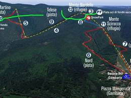Trail map Gambarie d'Aspromonte