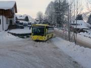 Ski bus in the SkiWelt