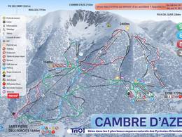 Trail map Cambre d'Aze – Eyne/Saint-Pierre-dels-Forcats