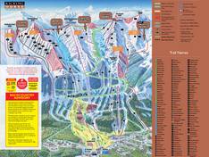 Trail map Kicking Horse – Golden