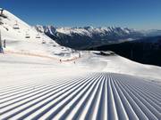 Very good slope grooming