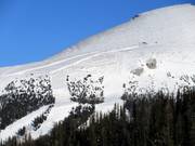 Difficult slopes on Goat's Eye Mountain