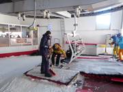 Cleanliness is always maintained at the lift entrances.