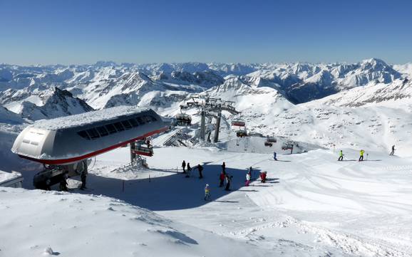 Highest ski resort in Carinthia (Kärnten) – ski resort Moelltal Glacier (Mölltaler Gletscher)