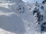 Freeride area at the Kals II gondola