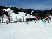 Practice slope in the valley in St. Oswald