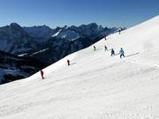 Ski course in the ski area