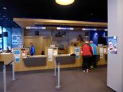 Well-maintained ticket area at the Punka in Vierschach