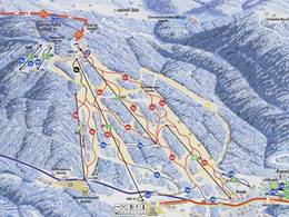 Trail map Černá hora – Janské Lázně