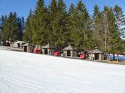 Barbecue huts on the slopes