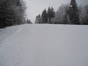 Perfectly groomed slope on the Rabenkopf