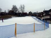 Practice slope at the valley station
