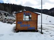 Ski pass ticket office in the Lokve ski area