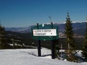 Slope signage