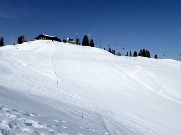 Danusa slope/Stützli slope at the mountain station