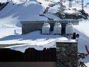 Snowmaking system at Trockener Steg