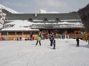 Restaurant at the valley station of the Moulin Express in Saint Sorlin