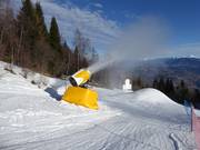 Efficient artificial snow production in the ski resort of Monte Bondone